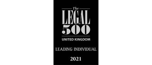 The Legal 500 UK 2021 - Leading individual